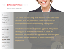 Tablet Screenshot of jamesrandallgroup.com